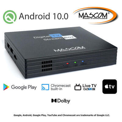 MC A102T/ C, Android TV 10.0, DVB-T2, 4K HDR, Ovladač s TV Control - 1