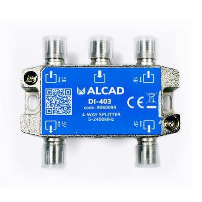 DI-403 Rozbočovač, 4 výstupy, 8,5 dB, DC pass