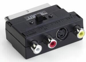 Adaptér SCART  S-VHS/3x CINCH