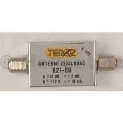 Zesilovač Teroz, 21-69, +12dB F konektory