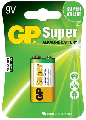 Baterie GP Super Alkaline 9V blistr