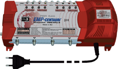 Satelitní multipřepínač EMP centauri 9/4 SAT+TV PIU-5