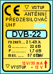 Zesilovač pro DVB-T 21-60.k.22dB - 2