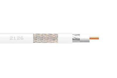 Televes 2126 koaxiální kabel 6,6mm, bílý, PVC, 100m - 2