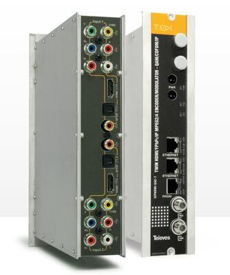 563852 IP streamer pro 2x HDMI(HDTV), HDMI/ IP - DVB-T/ C modulátor, T0X  - 2