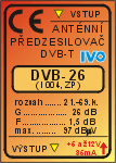 Zesilovač pro DVB-T 21-60.k.26dB - 2